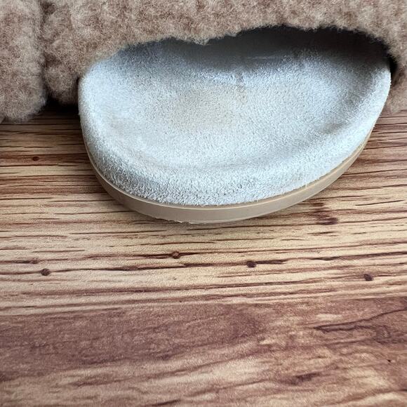 Jenni Kayne Shearling Slides On Sandals Size 7 - Picture 11 of 15